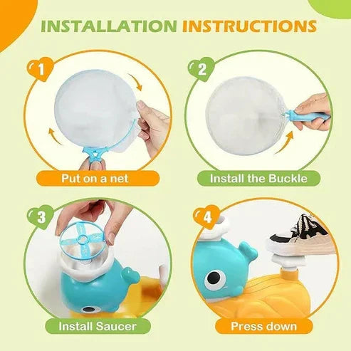 Whale Disc Flying Saucer Toy – Fun & Safe Outdoor Play for Kids
