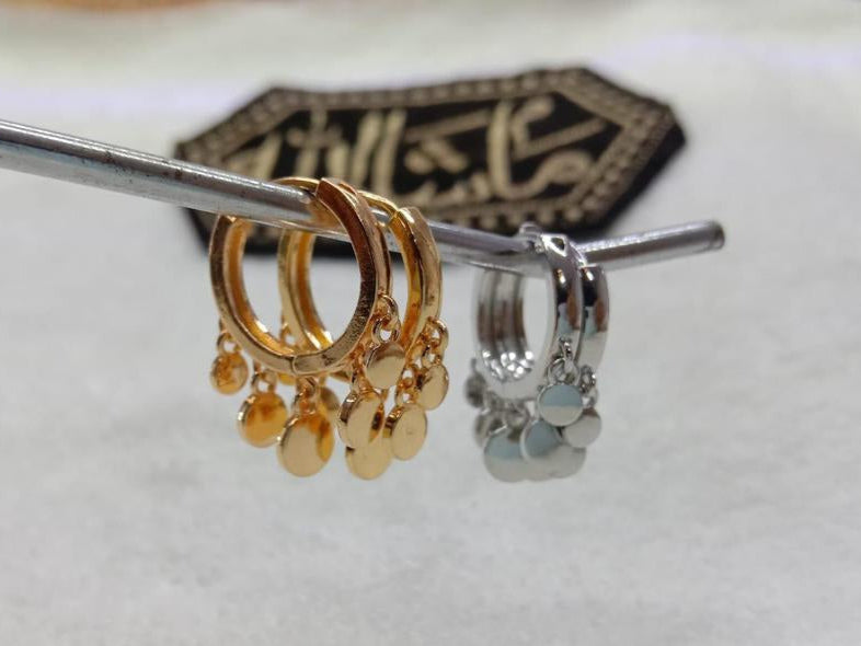 1 carat gold plated bali style earrings t4trendz