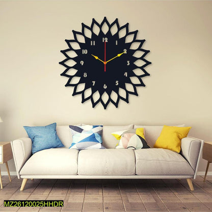 Sun round analog wall clock t4trendz
