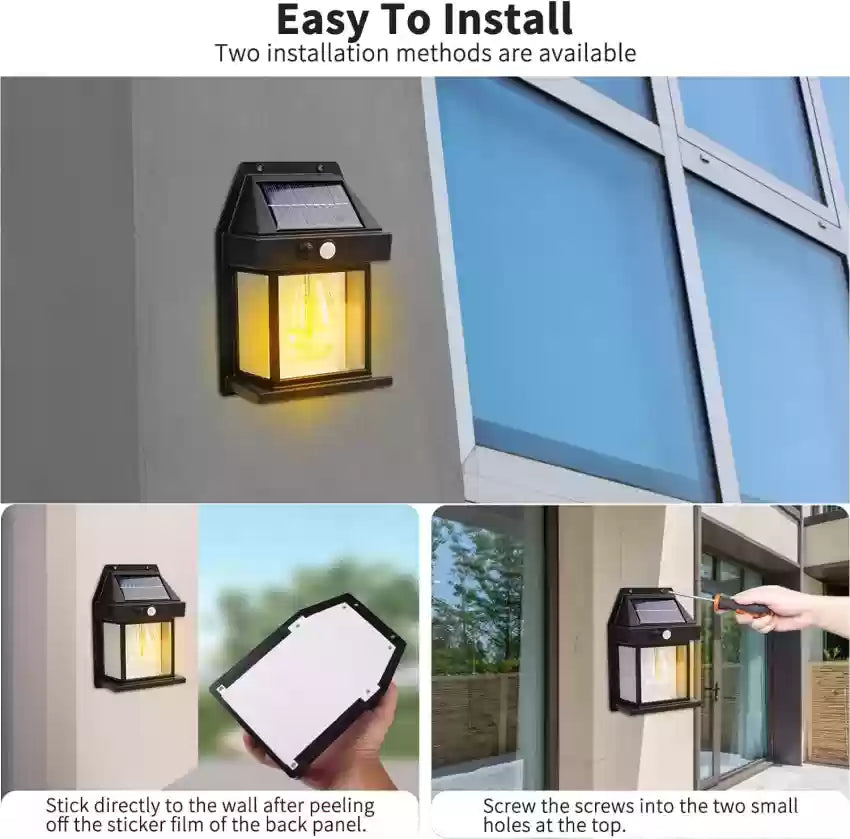 Solar wall lamp Motion Sensor Outdoor Solar Markaz