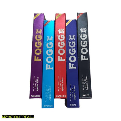 Long lasting men's pocket perfume pack of 5 Markaz