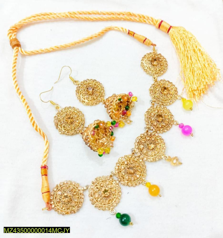 Artificial stones fancy choker set t4trendz