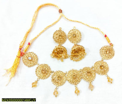Artificial stones fancy choker set t4trendz