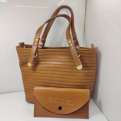 2 pcs prime quality ladies shoulder bag set t4trendz