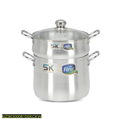 Metal Finish Couscousera Steamer Pot t4trendz