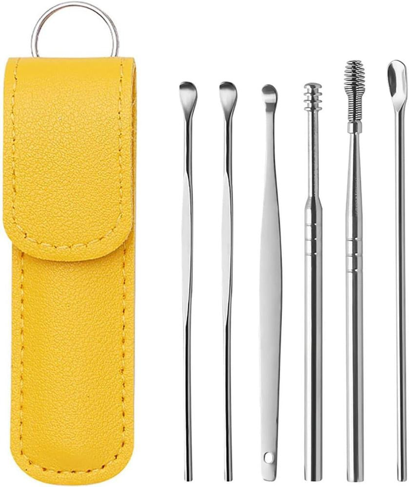 Ear wax cleaning pick tool set