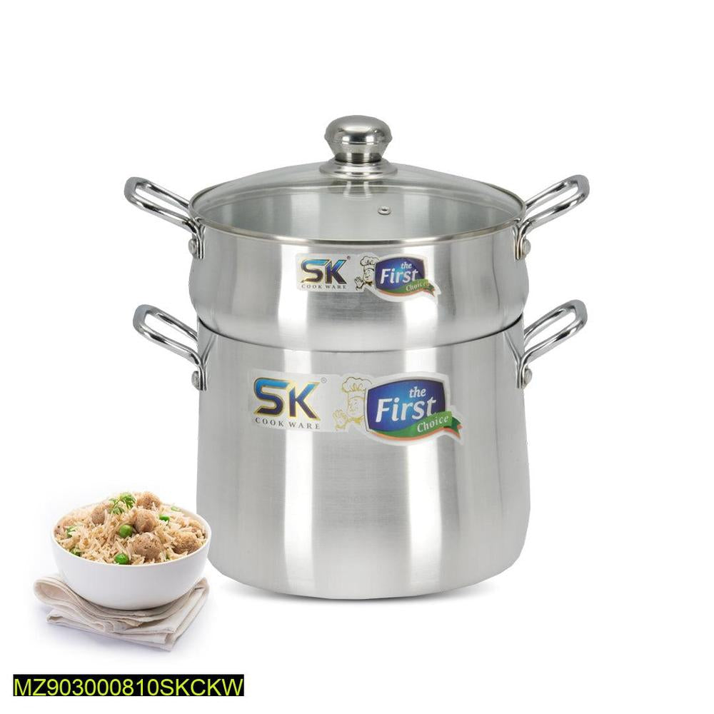 Metal Finish Couscousera Steamer Pot t4trendz