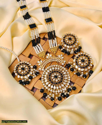 Multi stones Kundan mala set t4trendz