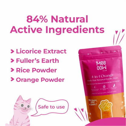 Meeow Hair Removal Wax Powder Mask