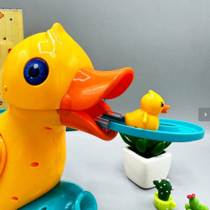 Electric Duck Toy with Sliding Track
