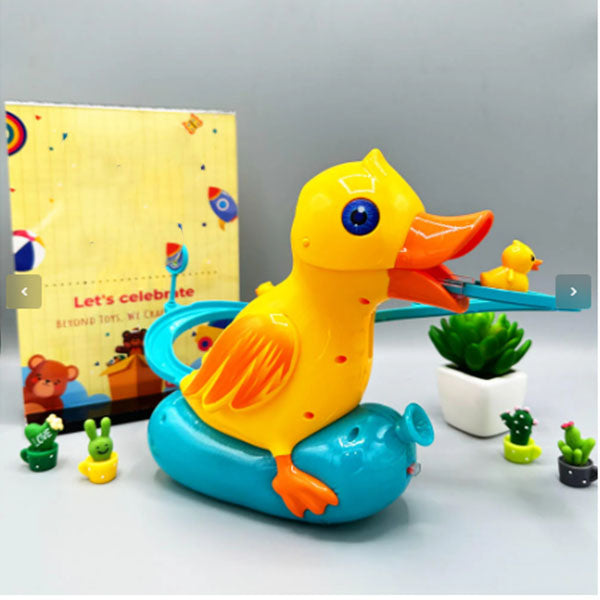 Electric Duck Toy with Sliding Track