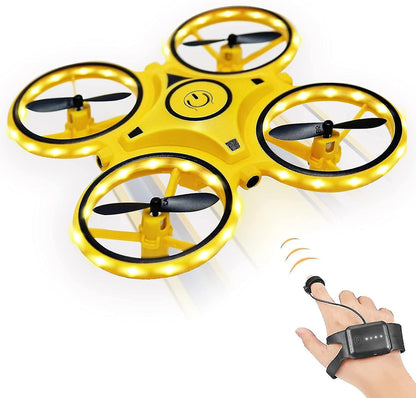 Smartwatch-Controlled 2.4G Gravity Sensor Quadcopter – 4-Axis Remote Control Drone