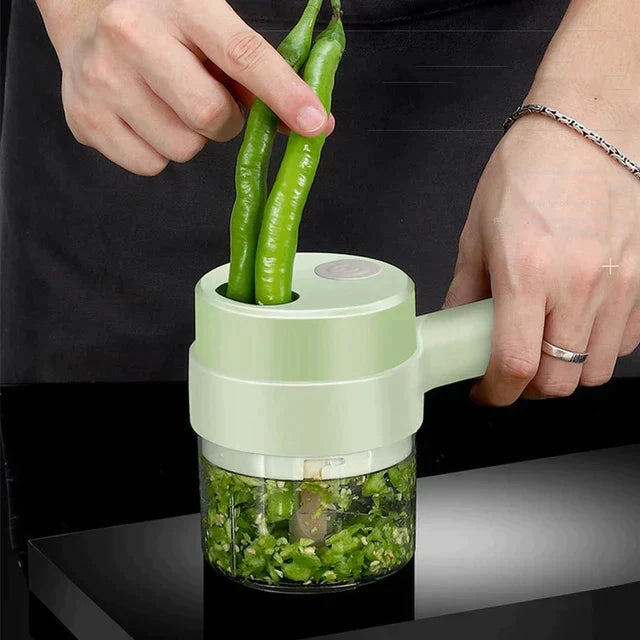 Electric Handheld Hammer Vegetable Cutter Little chic