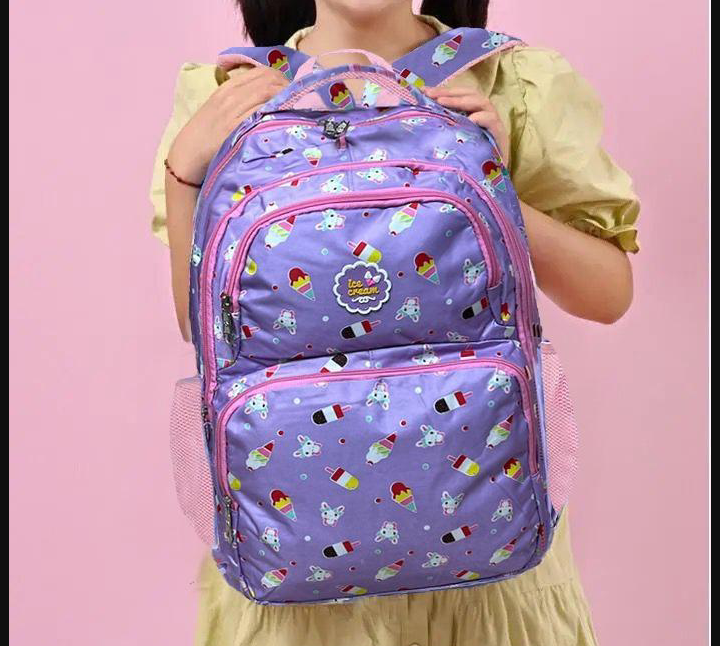 17 Inches Backpack Orange t4trendz