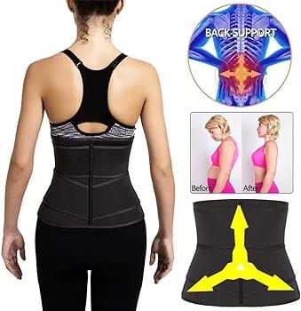 Zipper slimming belt Little chic