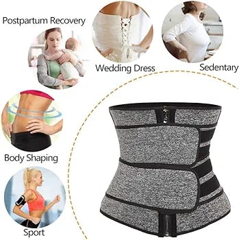 Zipper slimming belt Little chic