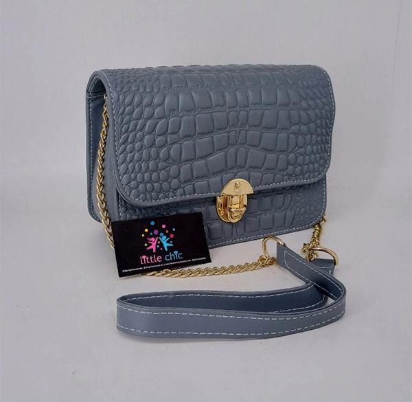 Stylish crocodile texture cross body bag Little chic