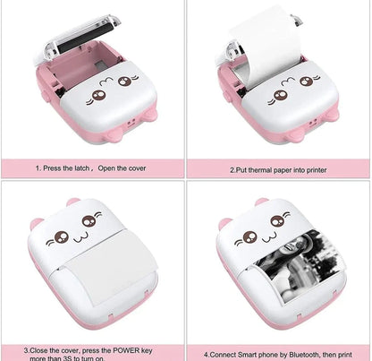 Portable Mini Bluetooth WiFi Printer t4trendz