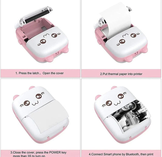 Portable Mini Bluetooth WiFi Printer t4trendz