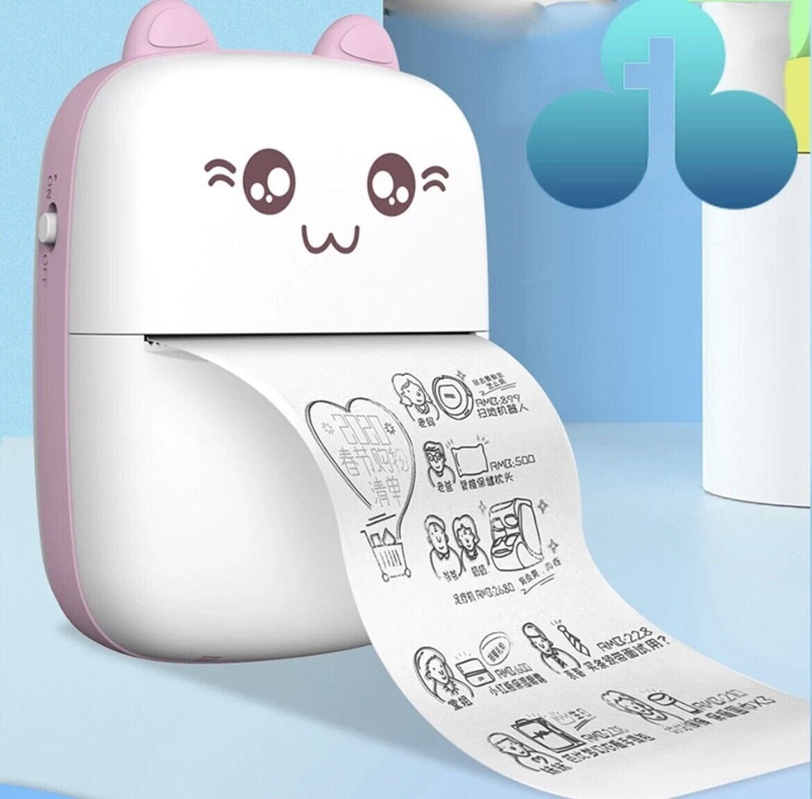 Portable Mini Bluetooth WiFi Printer Little chic