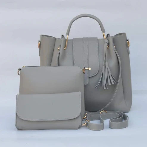 3pcs womens leather handbag