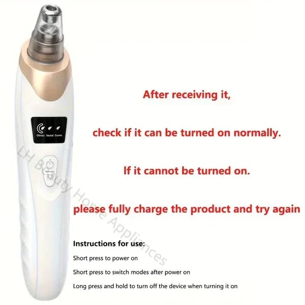 5-In-1 Rechargeable Suction Acne and Blackhead Remover for Men and Women t4trendz