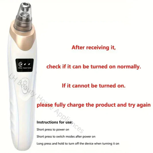5-In-1 Rechargeable Suction Acne and Blackhead Remover for Men and Women t4trendz