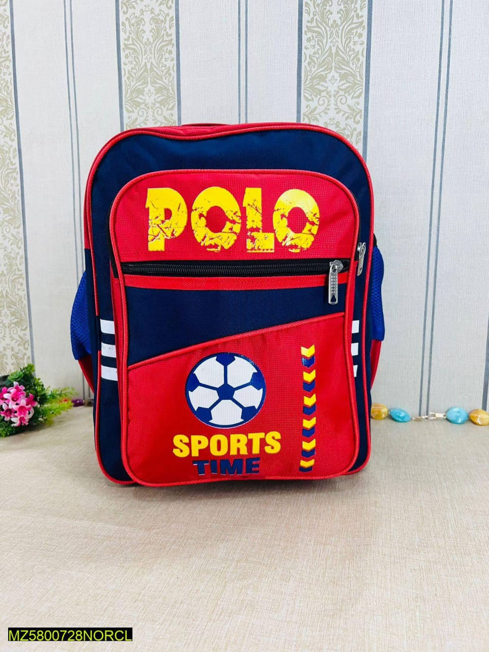 Soccer style school bag for kids t4trendz