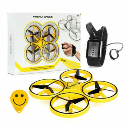 Smartwatch-Controlled 2.4G Gravity Sensor Quadcopter – 4-Axis Remote Control Drone