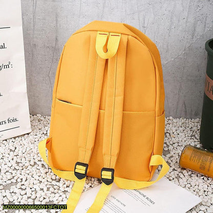 17 inch casual backpack 4 PCs set Markaz