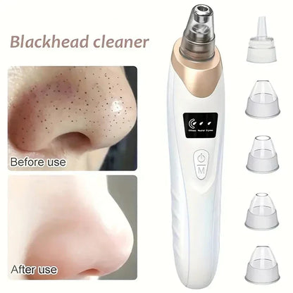 5-In-1 Rechargeable Suction Acne and Blackhead Remover for Men and Women t4trendz