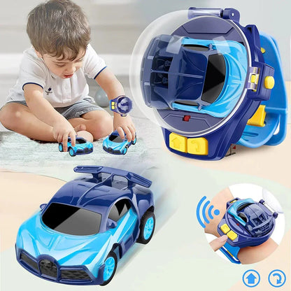 Mini Wrist Watch Remote Control Car Toy – Wearable RC Car for Kids