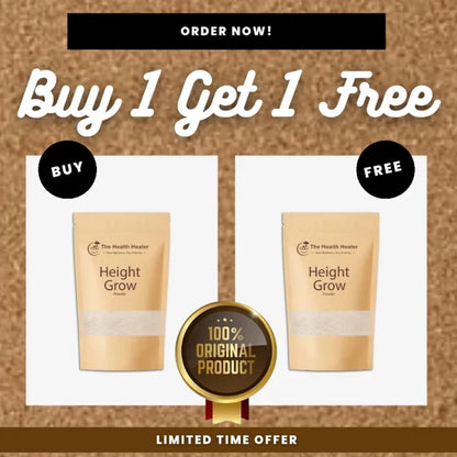 HEALTH HEALER HEIGHT GROW SUPPLEMENT BUY 1 GET 1 FREE