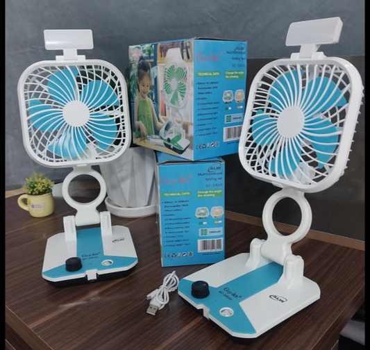 2 in 1 7″ Inch Leaf Table Fan t4trendz