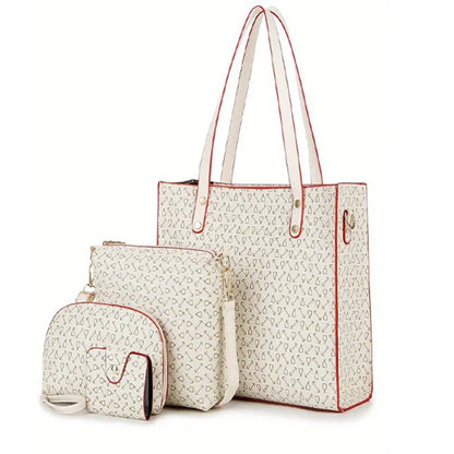 Elegent 4pcs leather handbag Little chic