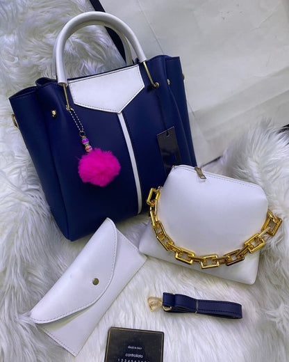 3pcs trendy GlamGrace handbag set Little chic