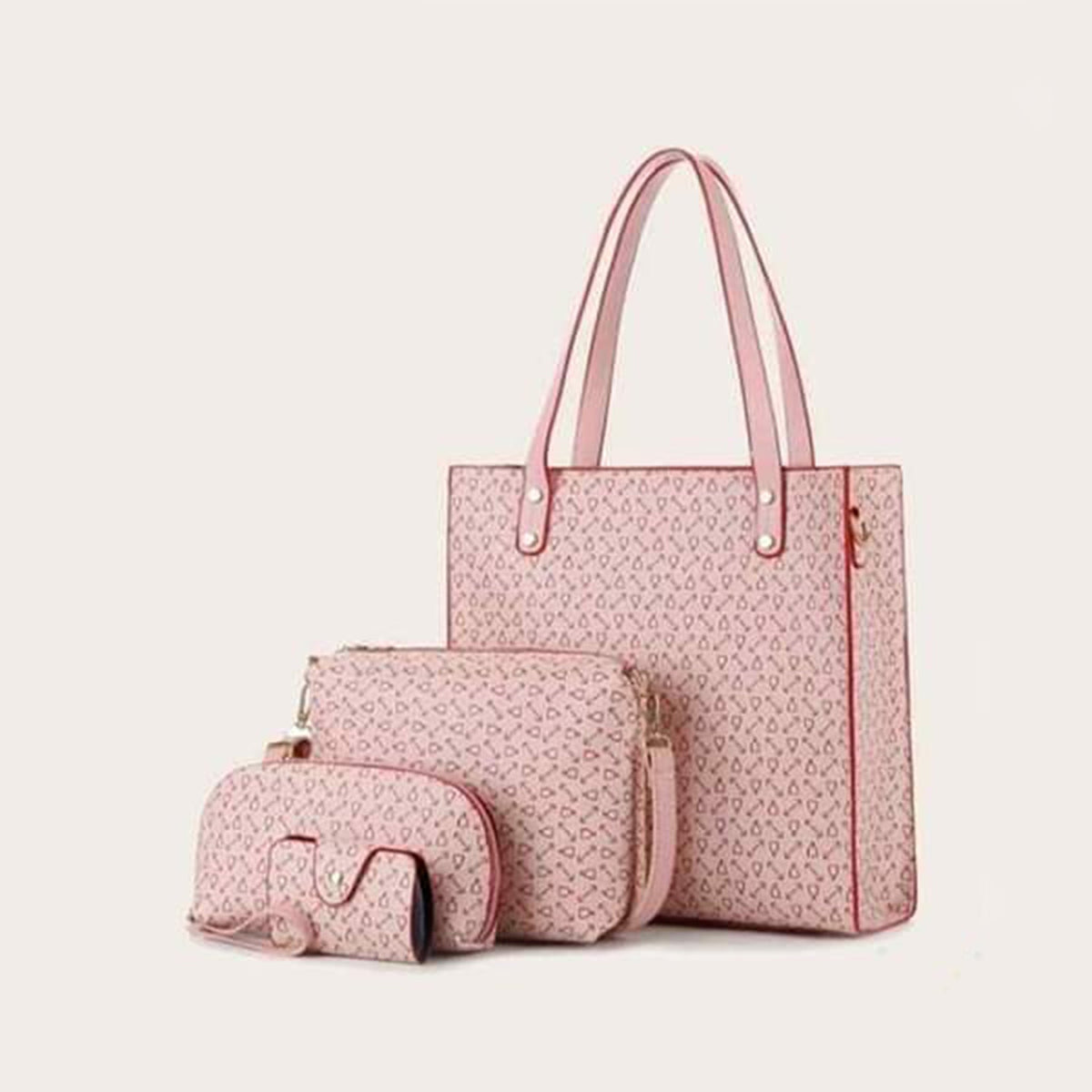 Elegent 4pcs leather handbag Little chic